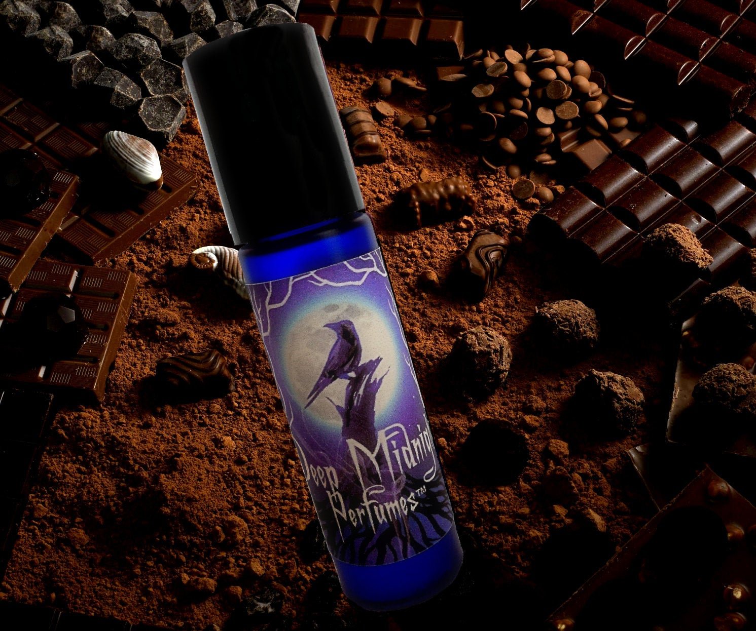 DECADENCE™ Perfume Oil - Dark Chocolate, Caramel, Black Cherry, Gardenias - Chocolate Perfume - Artisan Perfume