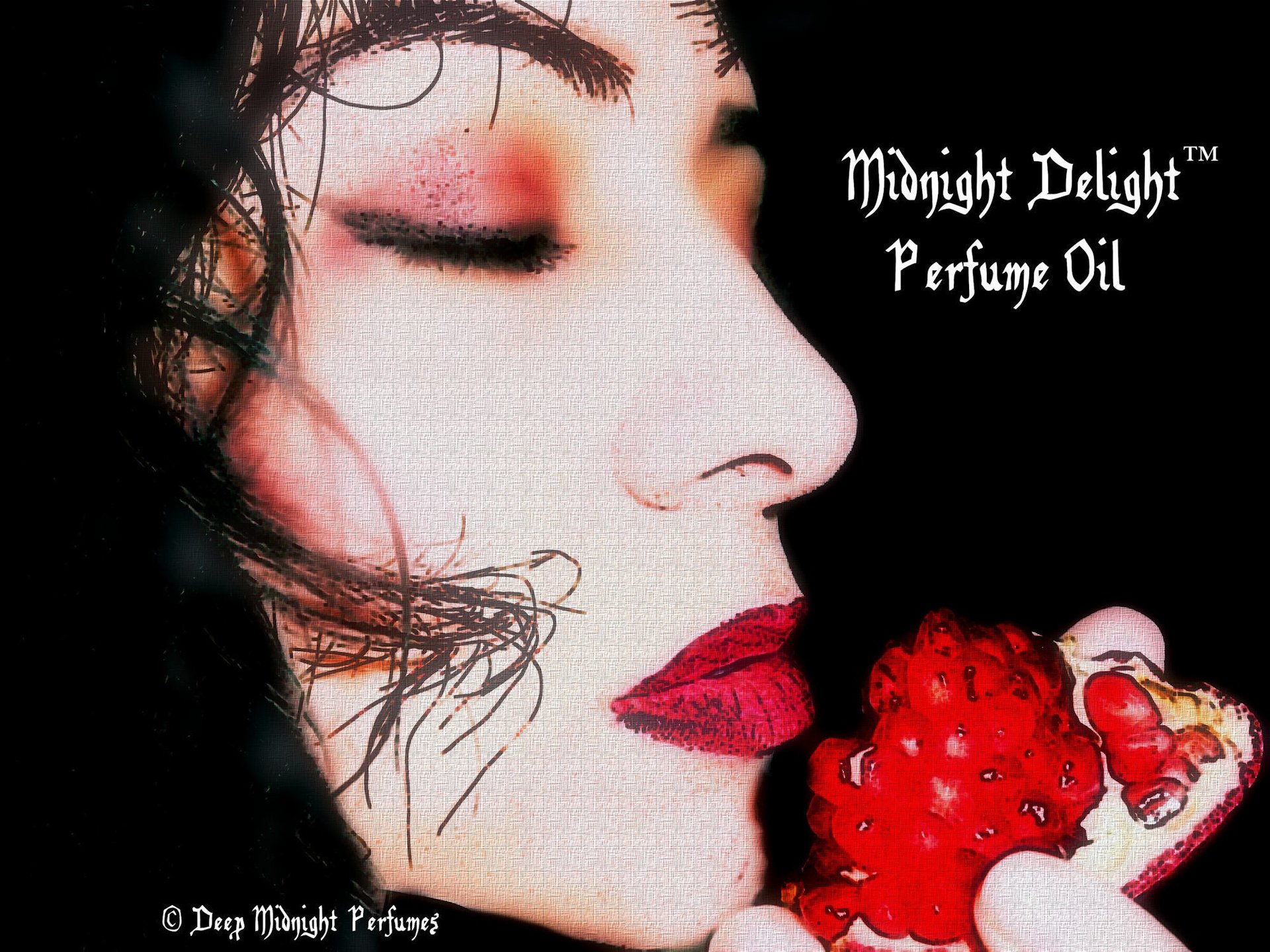 MIDNIGHT DELIGHT™ Perfume Oil - Amber, Pomegranate, Vanilla, Blackberry, Orchids, Tobacco Flower, Neroli