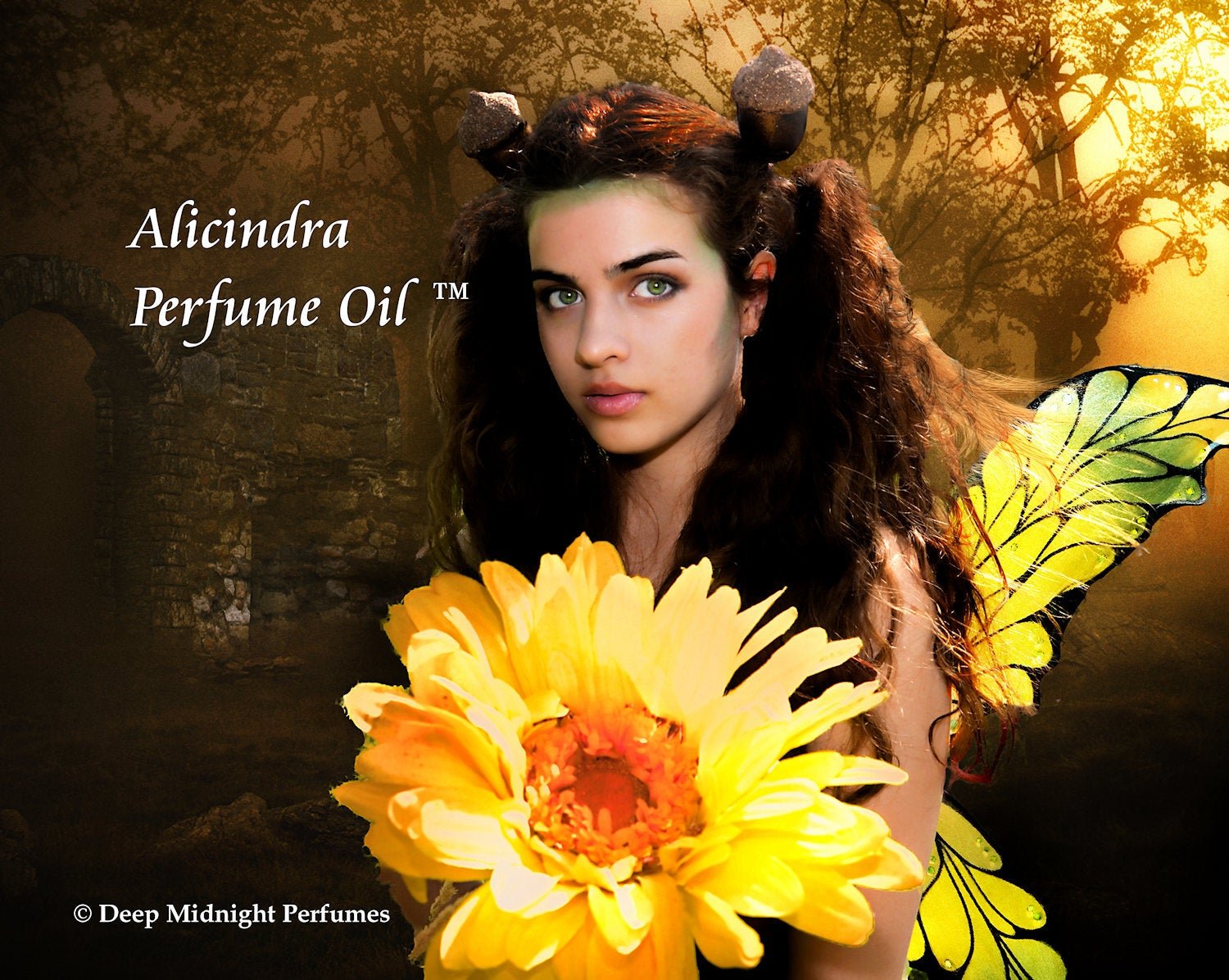 ALICINDRA™ Perfume Oil - French Lavender, Fall Flowers, Apples, Oakwood, Acorns, Spice - Realms of the Fae Folk™ Perfume Series