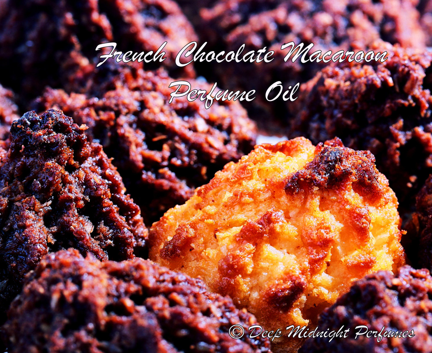 French Chocolate Macaroon™ Perfume Oil - Creamy Chocolate, Toasted Coconut, Vanilla - Gourmand Perfume - Chocolate Perfume