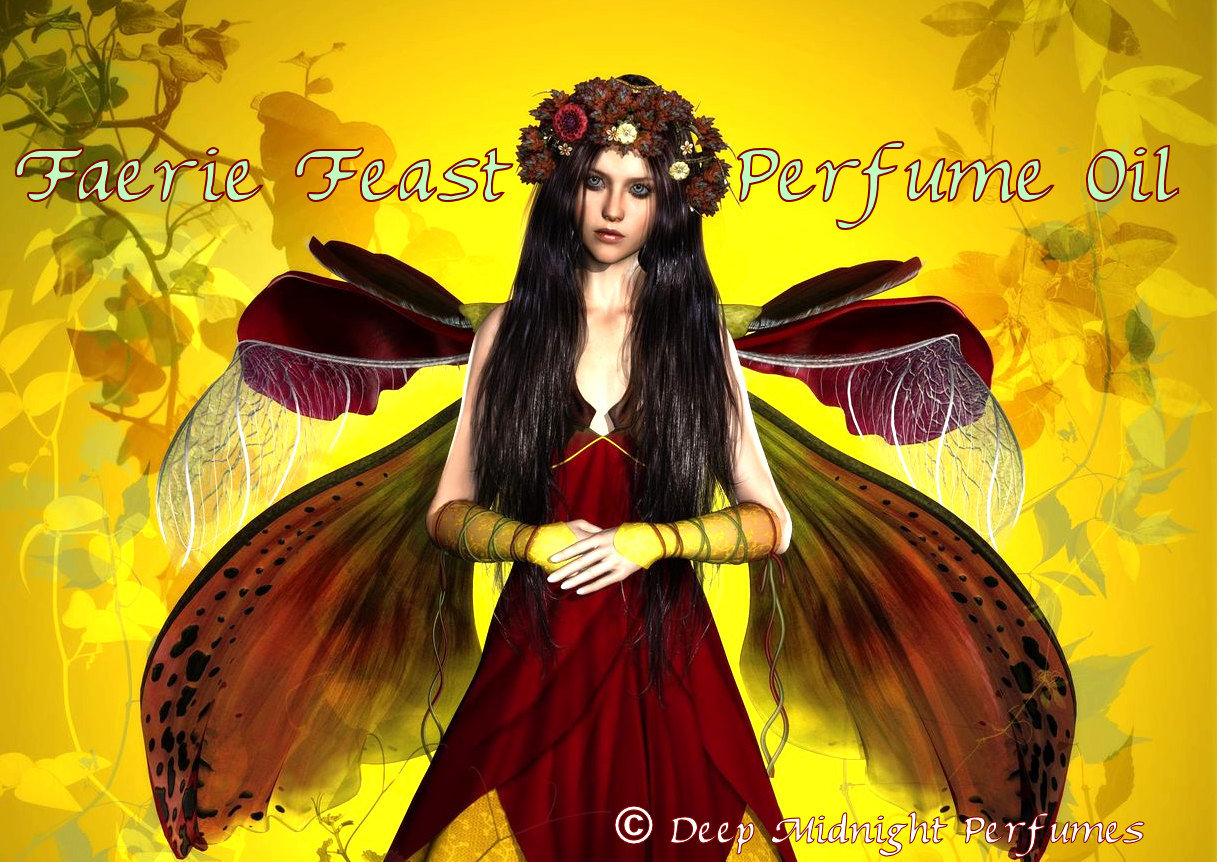 FAERIE FEAST™ Perfume Oil - White amber, dried leaves, pumpkin, laurel, spices, toasted sugar, cream - HALLOWEEN Perfume - Autumn Fragrance