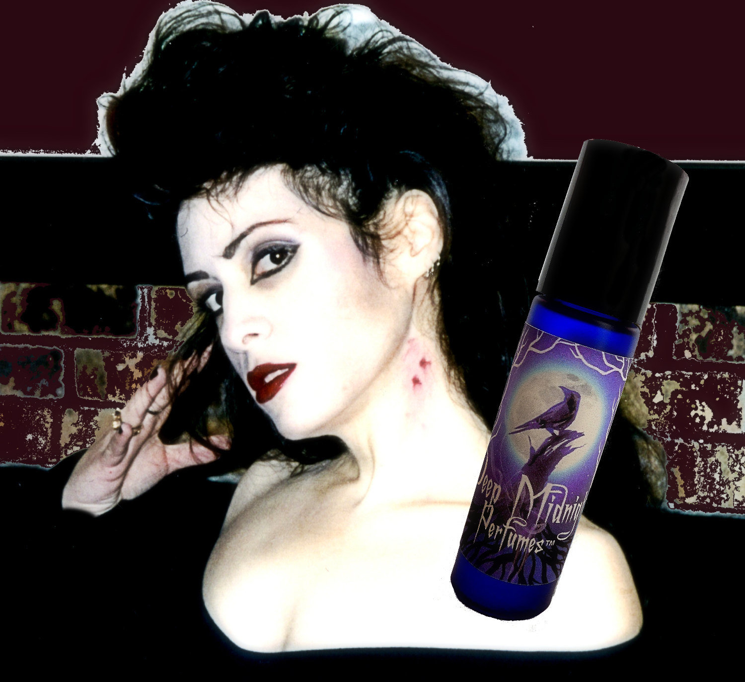 VAMPYRE'S KISS™ Perfume Oil - Black Cherry, Egyptian Musk, Patchouli - Gothic Perfume - Vampire Perfume - Dracula