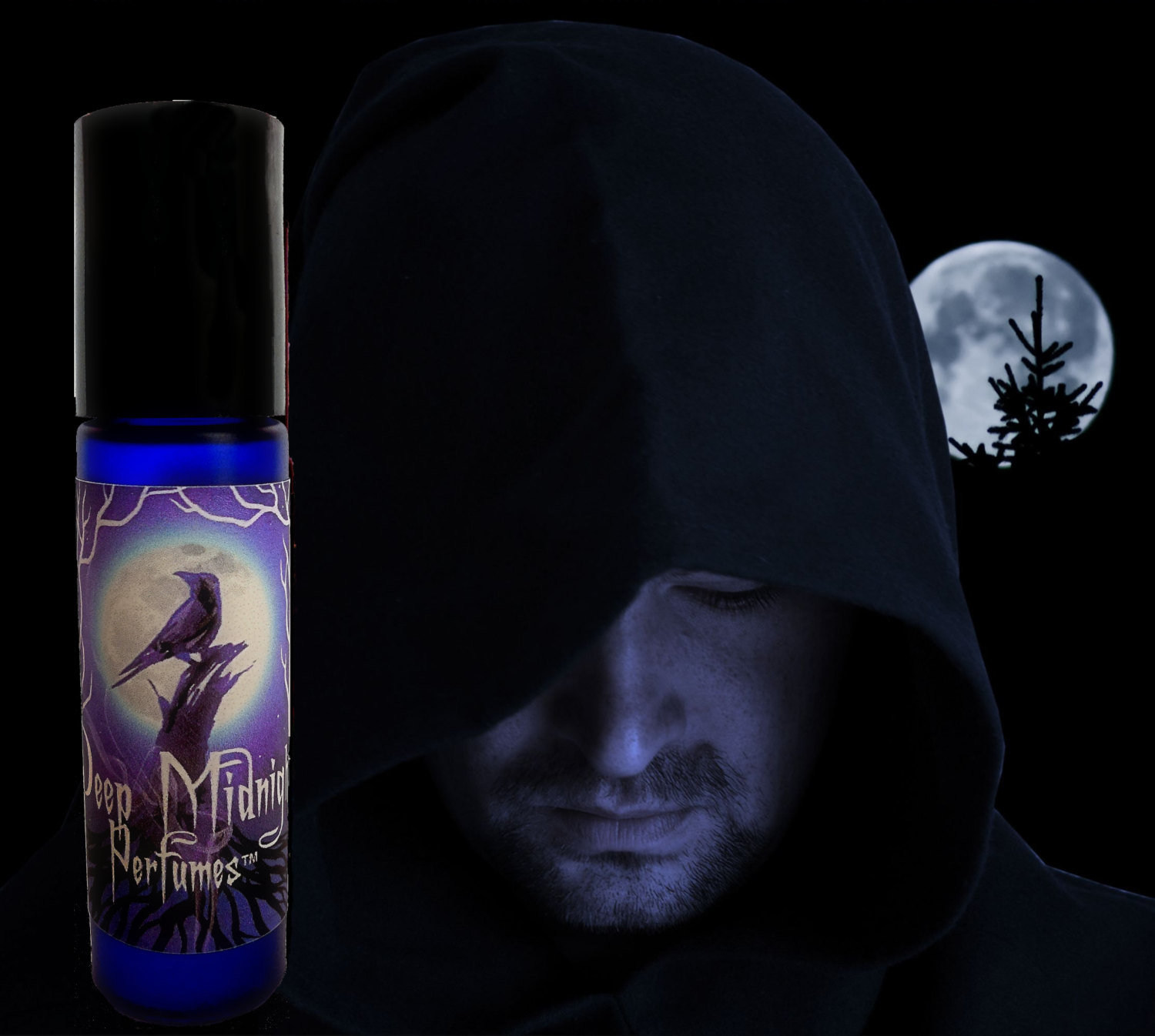 DRUIDS OF AWEN™ Perfume Oil - Cedarwood, oud, osmanthus, fresh basil, pummelo, crisp night air - Gothic perfume -  fantasy perfume