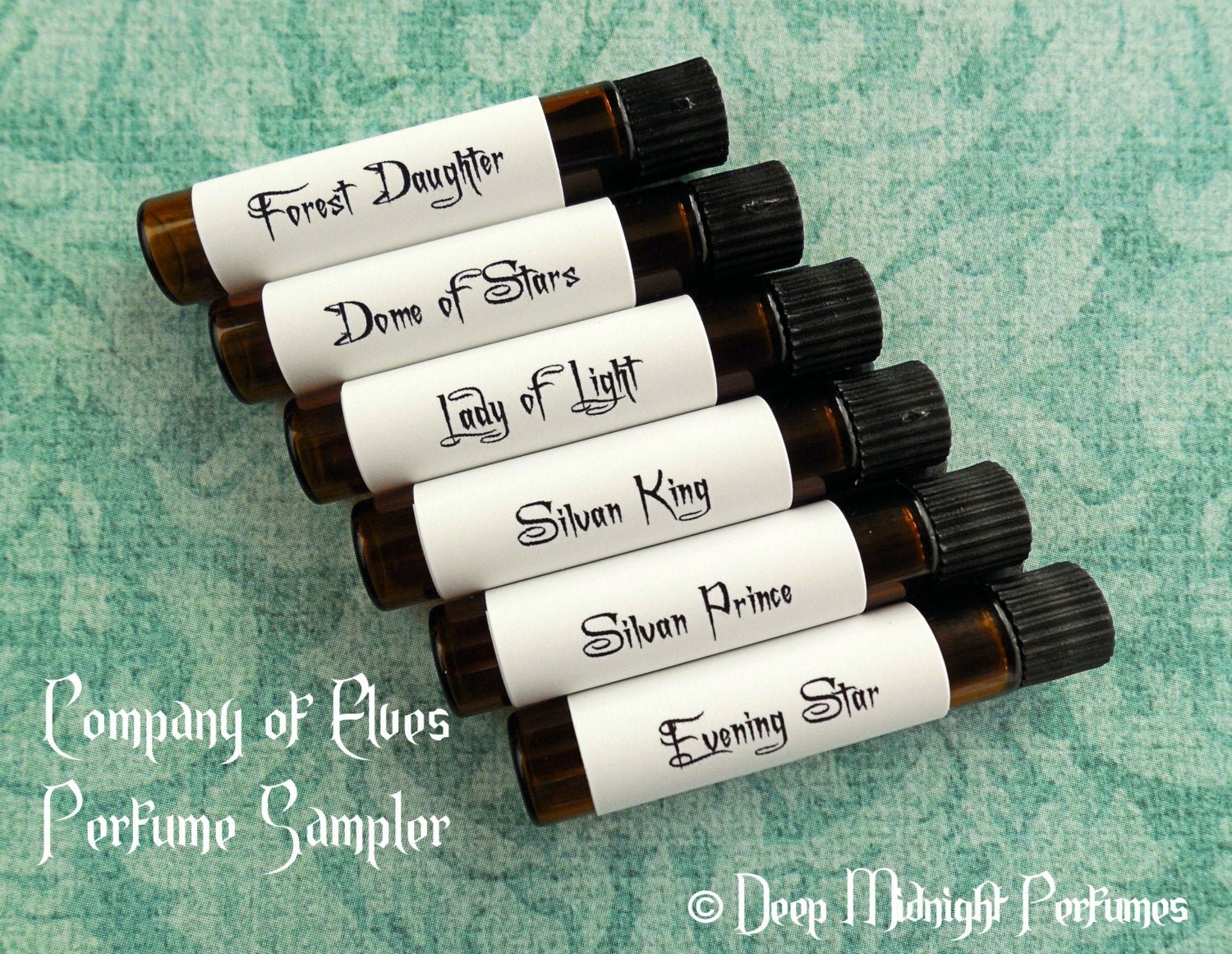 Company of Elves Perfume Sampler Set - Inspired by The HOBBIT - Lord of the Rings - Middle Earth