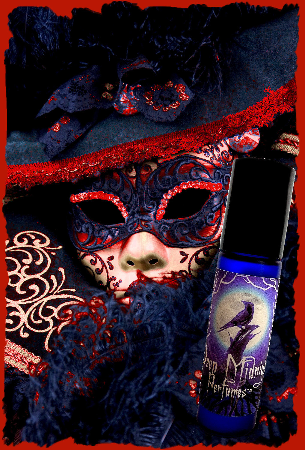 COCO ROUGE™ Perfume Oil - Dark cocoa, amber, amaretto liqueur, cream - FANTASY perfume - Mardi Gras Perfume