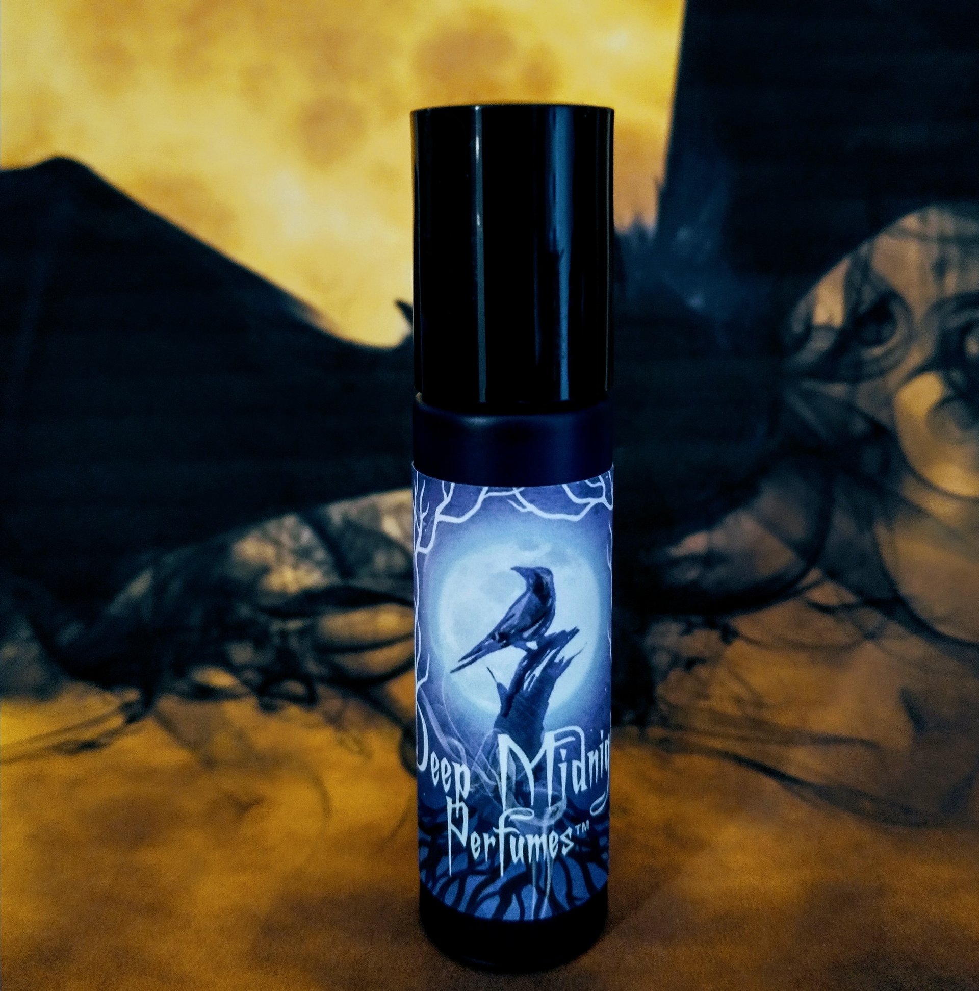 Goblins and Bats™ Perfume Oil - Fall Leaves, Damp Concrete, Sassafras, Ripe Grapes, Sandalwood, Aged Oak, White Florals - Halloween Perfume - Fall Fragrance