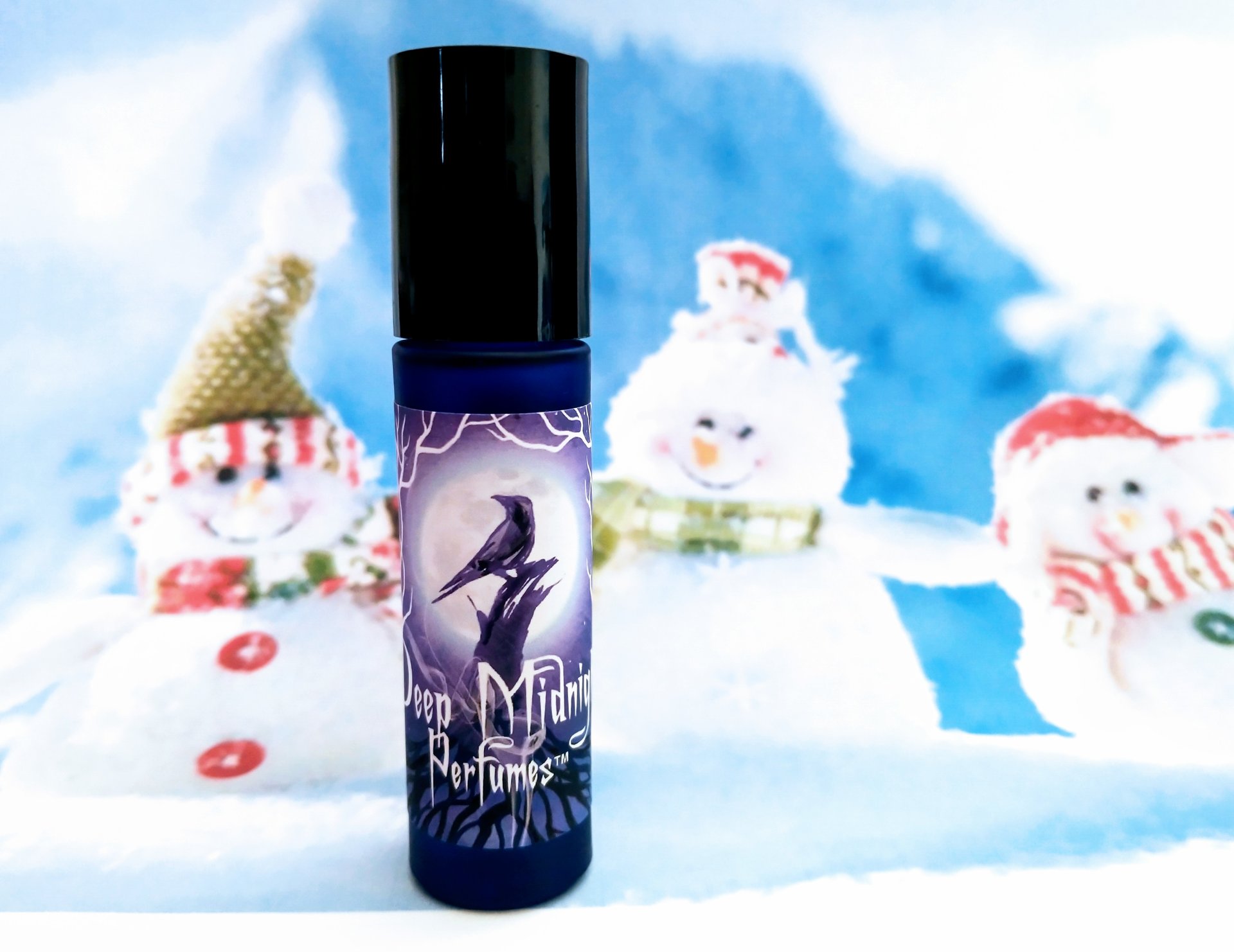 SASSY SNOWMEN™ Perfume Oil - Sugared Cranberries, Crisp Winter Air, White Amber, Juniper Berries, Frosted Woods - Christmas Perfume - Winter Fragrance