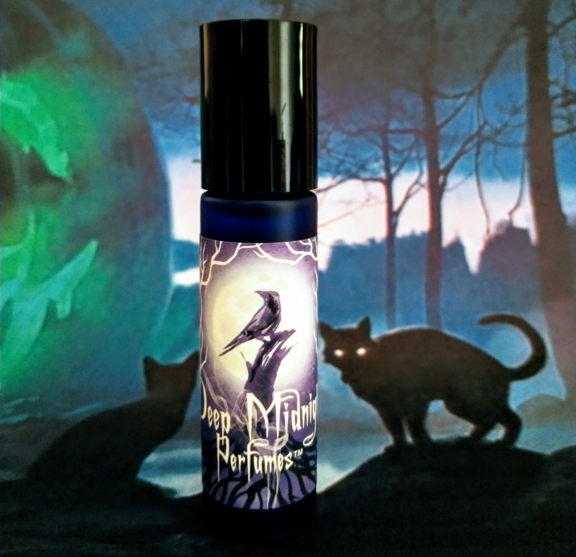 Spirits and Cats™ Perfume Oil - Sweet Pumpkin, Cherrywood, Cream, Frankincense, Ripe Peaches, Fall Spices - Halloween Perfume - Fall Fragrance