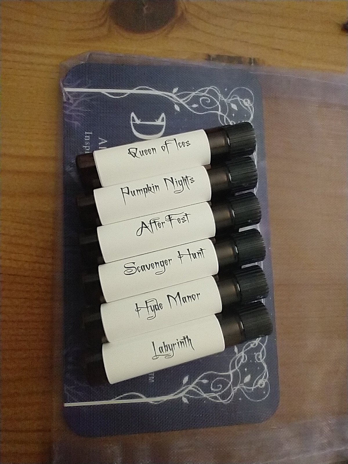 October Nights™ — Halloween Perfume Sample Set #17 of 6 vials