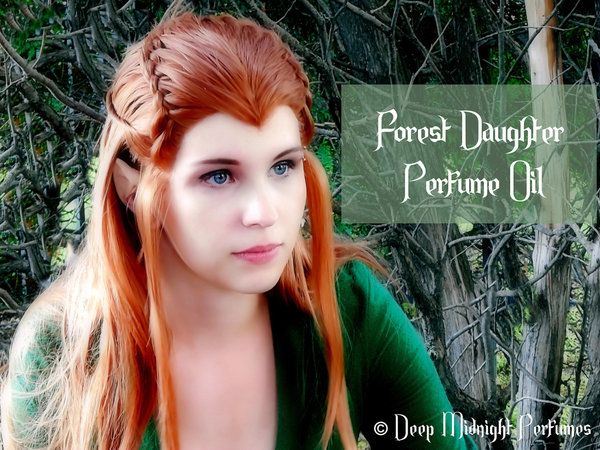 FOREST DAUGHTER Perfume Oil - Inspired by Tauriel - Tulips, Jasmine, Ylang-ylang, Sandalwood, Black Currant, Vetiver, Cocoa  - The Hobbit