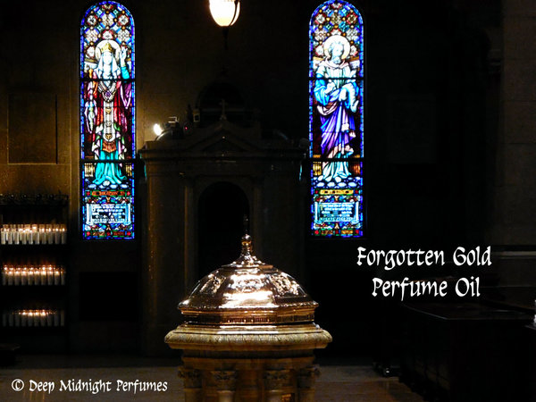 Forgotten Gold™ Perfume Oil - Sweet Frankincense, Myrrh, Benzoin, Copal, Cedar, Clove - Ancient Incense Perfume Oil