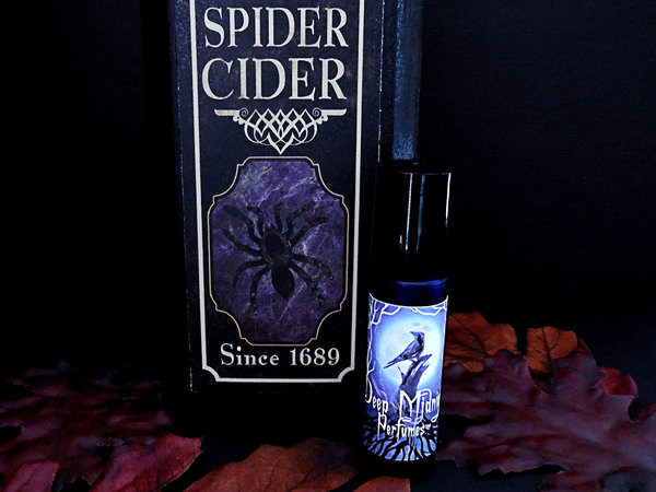 SPIDER CIDER™ Perfume Oil - Fresh Fall Apples, Frankincense, Clove, Cinnamon Bark, Wood - Halloween Perfume - Fall Fragrance