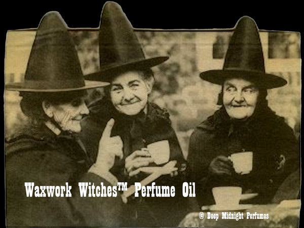 WAXWORK WITCHES™ Perfume Oil - Oak, Dead Leaves, Dust, Rotting Grapes, Stone, Licorice, Apples, Wax - Halloween Perfume - Fall Fragrance