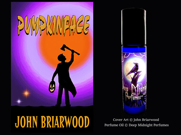 PUMPKINFACE™ Perfume Oil - Halloween Perfume - Pumpkin, Sugared Spices,Tea, Wormwood, Amber, Rhubarb, Myrrh, Marigold - Pumpkinface Novel