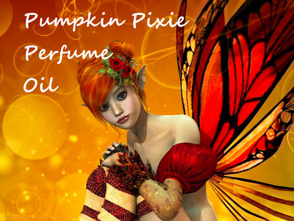 PUMPKIN PIXIE™ Perfume Oil - Pumpkin, Juicy Pears, Caramel, Roasted Pralines, Nutmeg, Cinnamon - Halloween Perfume - Fall Fragrance
