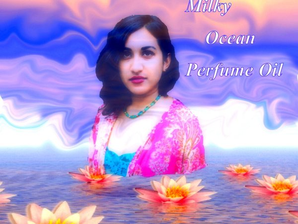 Milky Ocean™ Perfume Oil - Pink Lotus, Freesia, Indian Sandalwood, Musk, Sea grass, Ocean Air, Water - Lakshmi - Goddess Perfume