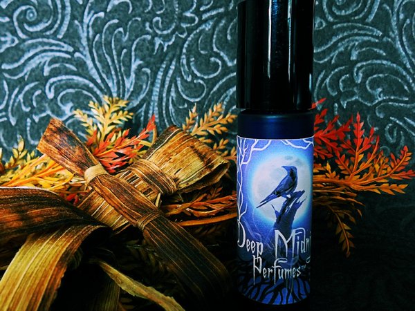 CORN DOLLY™ Perfume Oil - Sweet Corn Husks, Dried Herbs, Oakwood Fire, Amber, Leaves - Gothic Autumn - Fall Fragrance