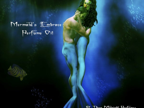 Mermaid's Embrace™ Perfume Oil - Deep Sea Waters, Ocean Lilies, Jasmine, Hibiscus, Pink Lotus, Sea Moss - Mermaid Perfume