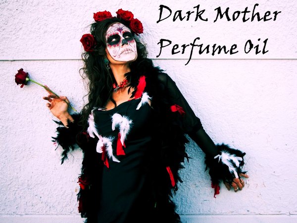 DARK MOTHER™ Perfume Oil - Tobacco, Rum, Vanilla, Musk, Milk - Gothic Perfume Oil - Day of the Dead