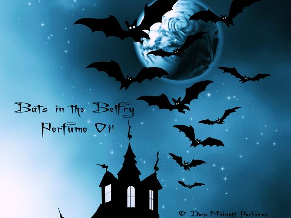 BATS IN THE BELFRY™ Perfume Oil - Galbanum, Pimento, Damp Earth - Gothic Perfume - Halloween perfume