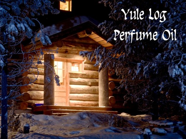 YULE LOG™ Perfume Oil - Frankincense, Oakwood Fire, Evergreens, Clove - Winter Fragrance - Christmas Perfume