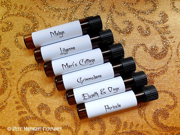 WHAT'S UP WITCHES ™ Halloween Perfume Sample Set - Set #10 - Gothic Perfume - Fall Perfume - Perfume Samples - Halloween Witches