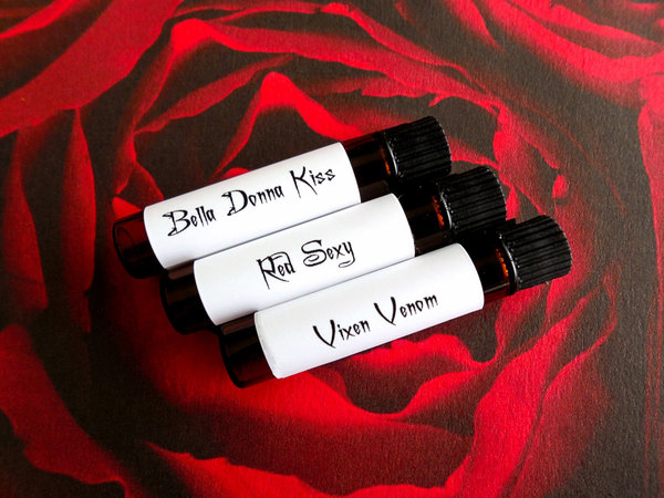 Vixen Girls™ Perfume Sample Set - Gothic Perfume - Perfume Oil - Perfume Samples - Sexy Perfume