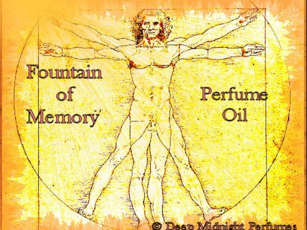 FOUNTAIN OF MEMORY™ Perfume Oil: Incense, Aged Patchouli, Bitter Almonds, Sandalwood, Myrrh, Oud Wood, Jasmine, Ylang-Ylang - DaVinci's Demons