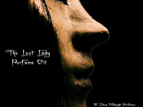 THE LOST LADY™ Perfume Oil -  Rose Petals, Sweet Sandalwood, Vetiver - Gothic Perfume - Victorian Perfume Oil