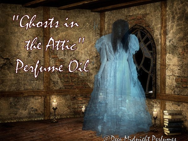 Ghosts in the Attic™ Perfume Oil - Red Apples, Autumn Wind, Halloween Candies, Antique Wood - HALLOWEEN Perfume - Fall Perfume