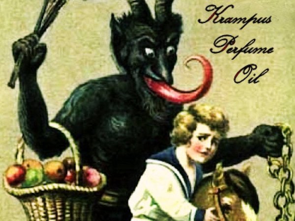 KRAMPUS Perfume Oil - Frankincense, Birch Wood, Clove, Bay Rum, Dark Oak, Black Pepper Christmas Perfume - Winter Fragrance