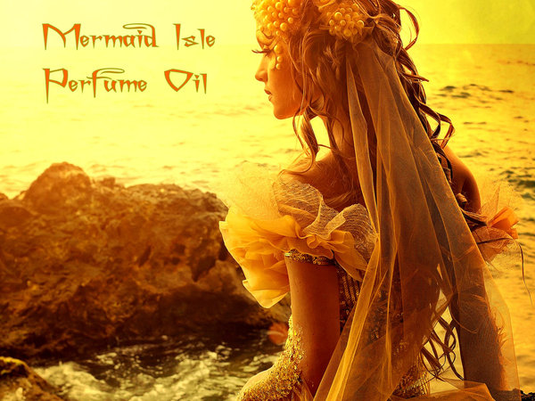 Mermaid Isle™ Perfume Oil - Ripe Mango, Passion Fruit, Ocean Water, Sea Kelp, Driftwood, Musk - Mermaid Perfume