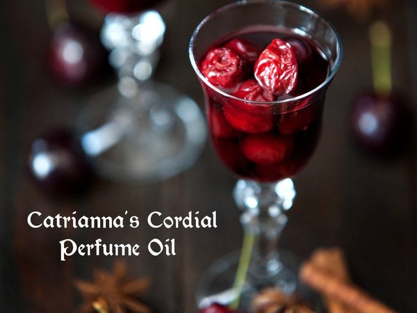 CATRIANNA'S CORDIAL™ Perfume Oil - Pomegranate Liqueur, Currants, Caramel, Pistachio, Spice, Amber, Musk - Chrismas Perfume- Holiday Scent