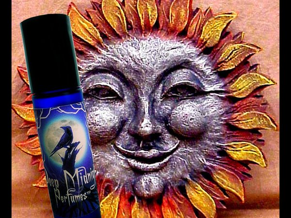 SUN KING™ Perfume Oil - Dark Frankincense, Myrrh, Spikenard, White Amber, Sandalwood - Holiday Perfume - Yule, Christmas