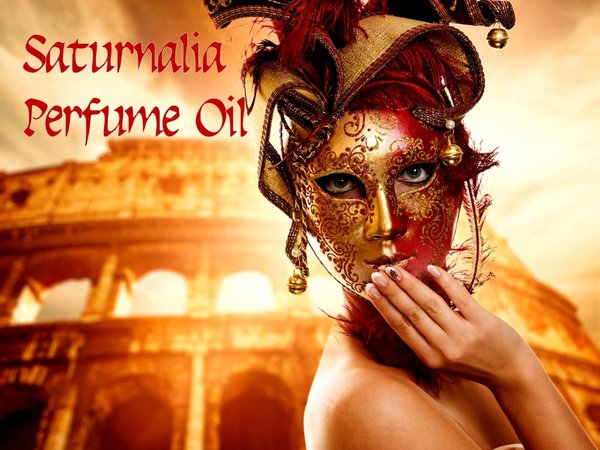 SATURNALIA™ Perfume Oil -  Almonds, Sandalwood, Frankincense, Hazelnuts, Cake - Yule - Christmas Perfume, Holiday Fragrance