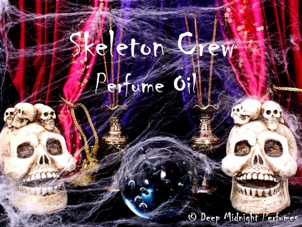 SKELETON CREW™ Perfume Oil - Popcorn, Butter, Roasted Marshmallows, Sugar, Dried Leaves, Amber, Charred Wood, Halloween Perfume - Fall Perfume