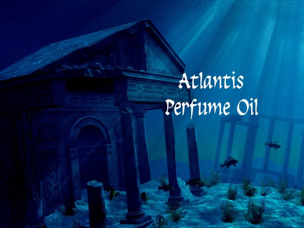 ATLANTIS Perfume Oil - Spices, Sandalwood, Aquatic Florals, Musk, Ozone, Dew - Fantasy Perfume