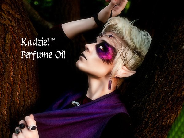 KADZIEL™ Perfume Oil - Black Plums, Patchouli, Oak Wood, Soil, Peony, Vanilla Bean, Benzoin, Raisin Wine - Realms of the Fae Folk™ Perfume