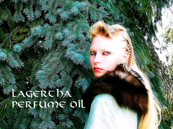 LAGERTHA Perfume Oil - Viking Perfume - Amber, Balsam, Heliotrope, Dark Woods, Lingonberry and Rosemary - The Vikings - Ragnar Lothbrok