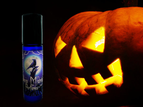 SLEEPY HOLLOW Perfume Oil - Fall leaves, Acorns, Pumpkin, Candy, Spices - Halloween Perfume - Gothic Perfume