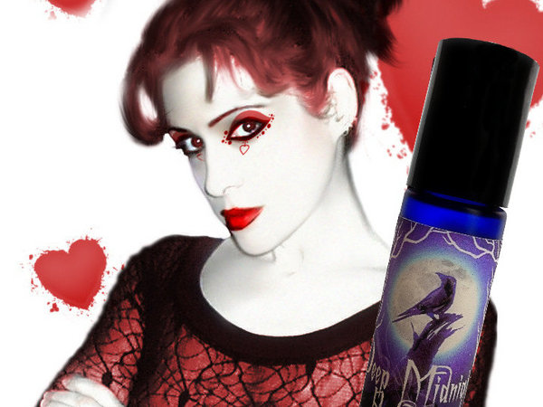 RED SEXY Perfume Oil - Pomegranate, Marshamallow, Berries, Citrus, Clove - Gothic Perfume - Valentine's Perfume