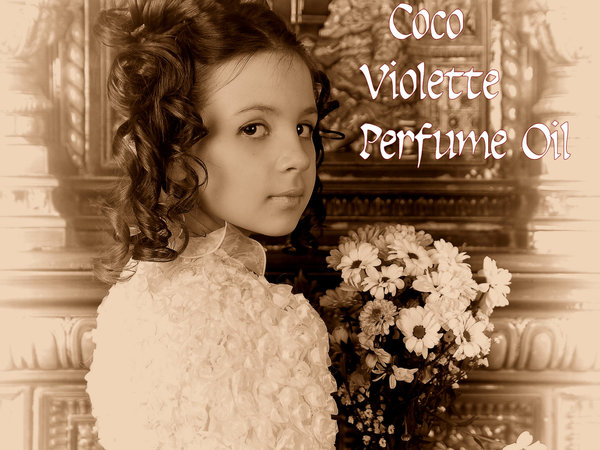 COCO VIOLETTE™ Perfume Oil - Violets, Milk Chocolate, Creamy Vanilla - Victorian Perfume - Edwardian Perfume
