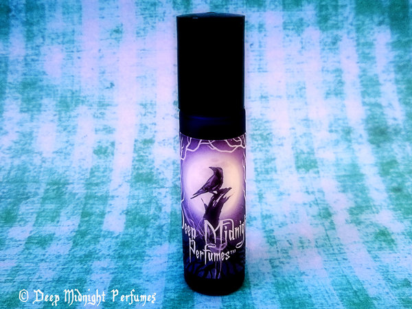 MIDNIGHT ON THE MIDWAY™ Perfume Oil - Sugared Donuts, Charred Wood, Brown Sugar, Dark Amber, Cinnamon, Fall Leaves - Circus Perfume - Deep Midnight 10th Anniversary Perfume - Fair Perfume