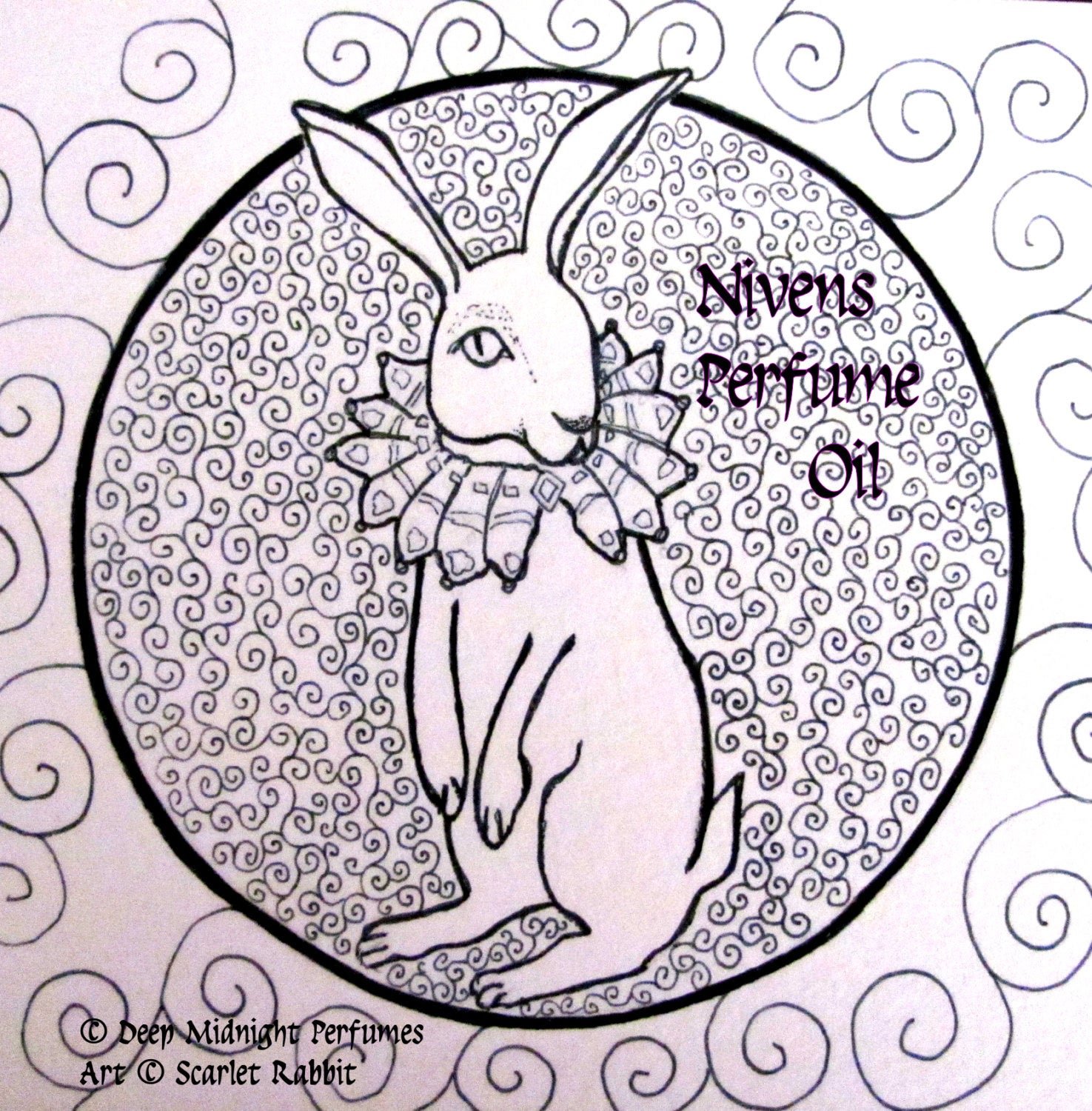 NIVENS Perfume Oil - Sweet Cakes, Pudding, Wild Berries, Spices - Gourmand Perfume - Alice - Wonderland