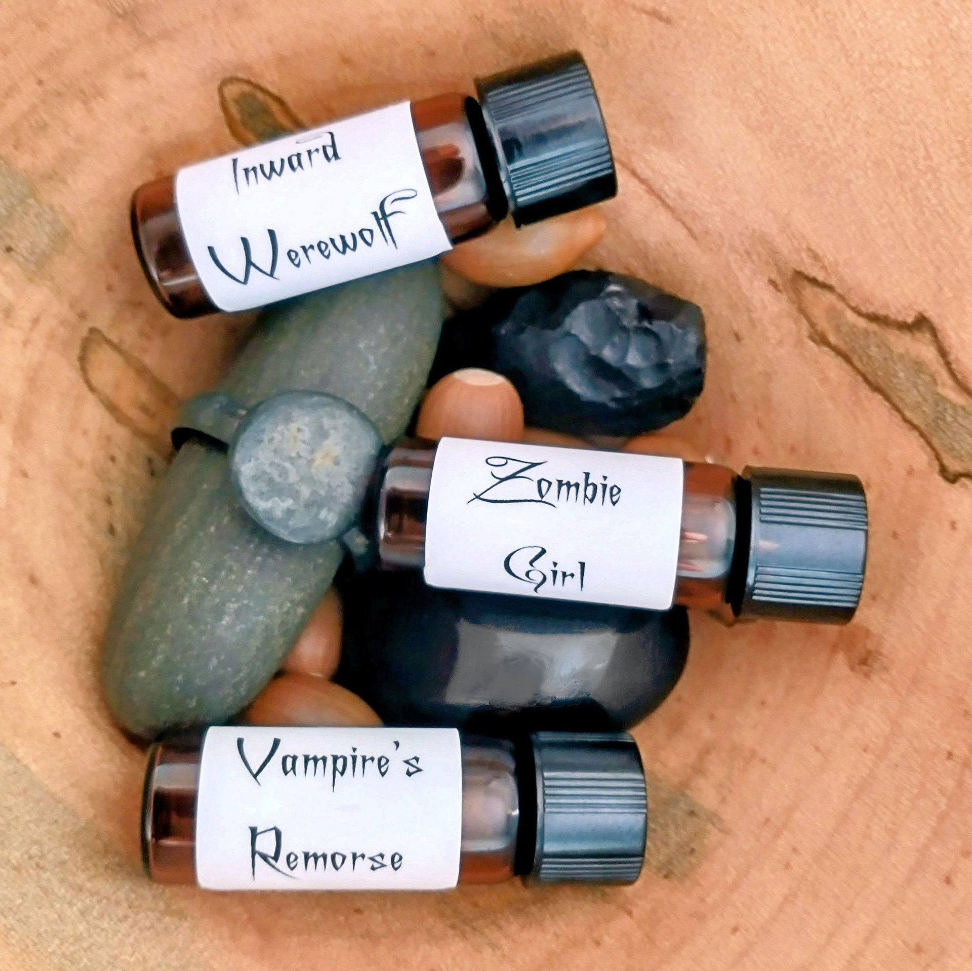 Rebirth Paradox™ — 3 perfume sample vials — Halloween in Spring — half dram (2ml) vials