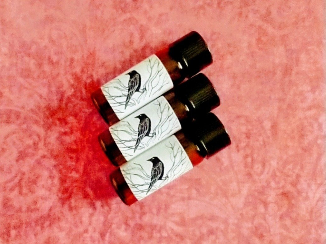 MYSTICAL GIRLS™ Perfume Sampler Set - Three Sample Vials - Deep Midnight Perfumes - Fantasy Perfume — half dram (2ml) vials
