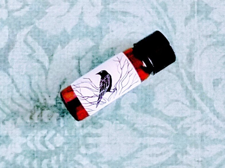 VICTORIAN MOURNING™ Perfume Sampler Set - Four Sample Vials - Deep Midnight Perfumes - Artisan Perfume — half dram (2ml) vials