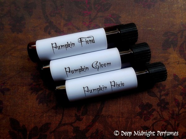 GOTHIC PUMPKIN™ Perfume Sampler Set - Halloween Perfume Set #8 - Fall Perfume — half dram (2ml) vials