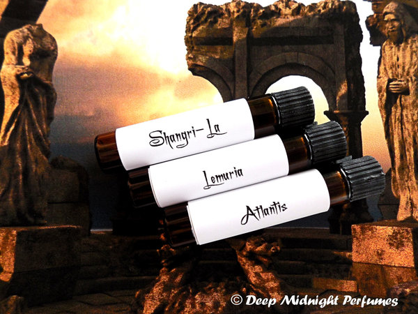 MYSTICAL LANDS™ Perfume Sample Set - Exotic Perfume - Mystical Perfume - Ancient Perfume — half dram (2ml) vials